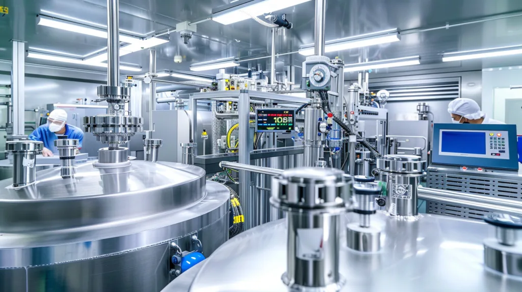 Adhesive 9 Ultra realistic electronics adhesive production facility