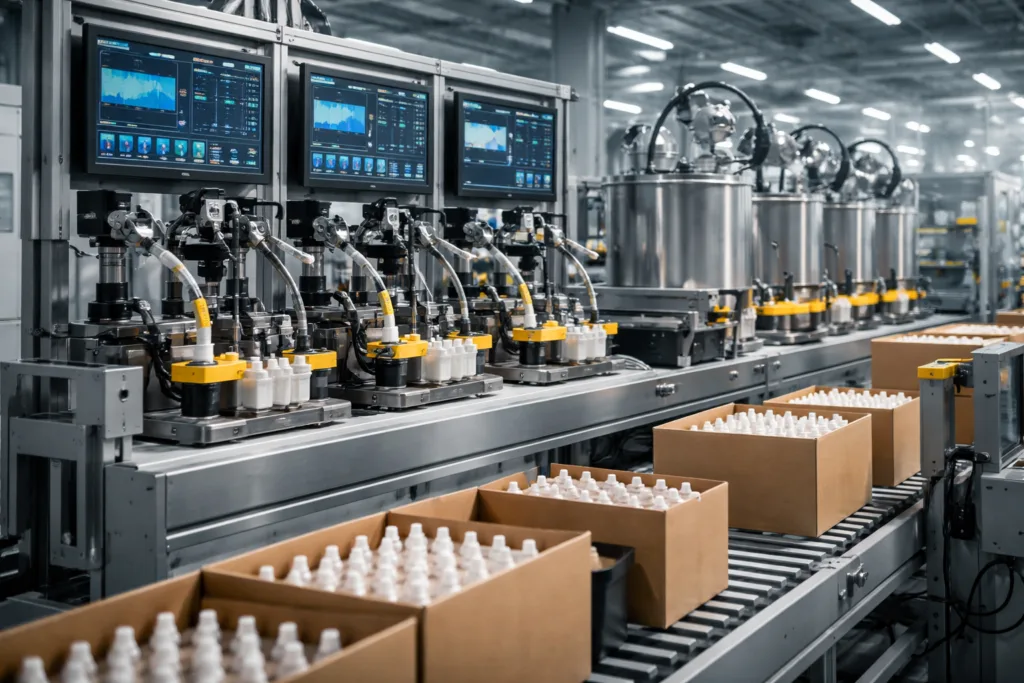7 Red Flags & 9 Buyer Criteria: How to Choose the Right Adhesive Manufacturer for Your Project 3 adhesive manufacturer production 1