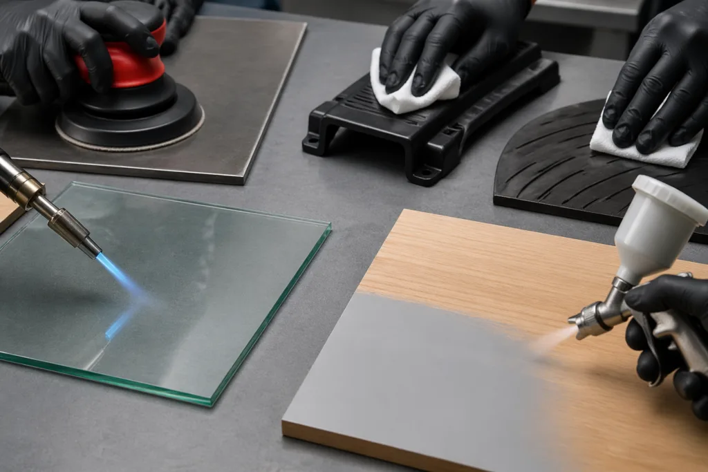 Mastering Surface Preparation for Bonding: 7 Steps That Solve 90% of Adhesive Failures 2 prep methods multi material bonding