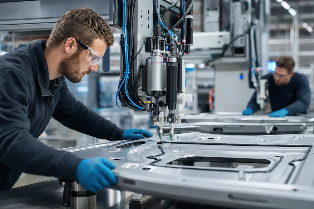 Structural Adhesives: When to Use Them and When Not To 2 structural adhesives assembly process
