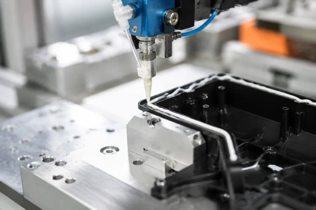 Adhesive Bonding vs Welding, Screws, and Rivets: When Manufacturers Can Replace Mechanical Joining 2 adhesive dispensing mixed material assembly