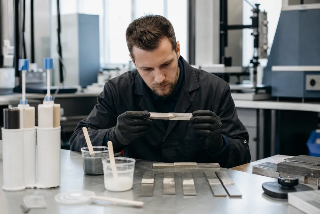 Fatigue, Peel, and Impact in Epoxy Adhesive Joints: Why Lap Shear Strength Alone Is Not Enough 1 epoxy peel resistance lab testing