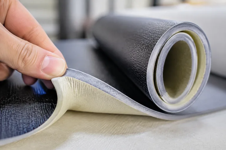 Laminating Adhesive 12 A realistic industrial close-up showing laminated flexible materials bent, folded, and rolled smoothly without delamination, highlighting soft bonding and flexibility for adhesive selection.