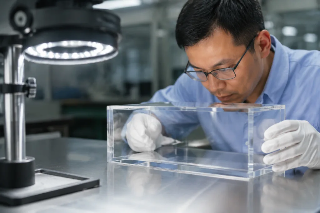 Glass and Acrylic Bonding Adhesive Guide: How to Choose the Right Adhesive for Clear, Durable Bonds 2 glass adhesive clarity inspection