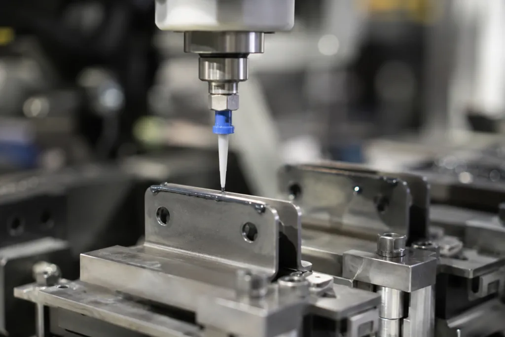 How to Choose the Right Metal-to-Metal Adhesive Bonding System: Epoxy, Acrylic, or Polyurethane for Industrial Applications 2 metal adhesive dispensing production