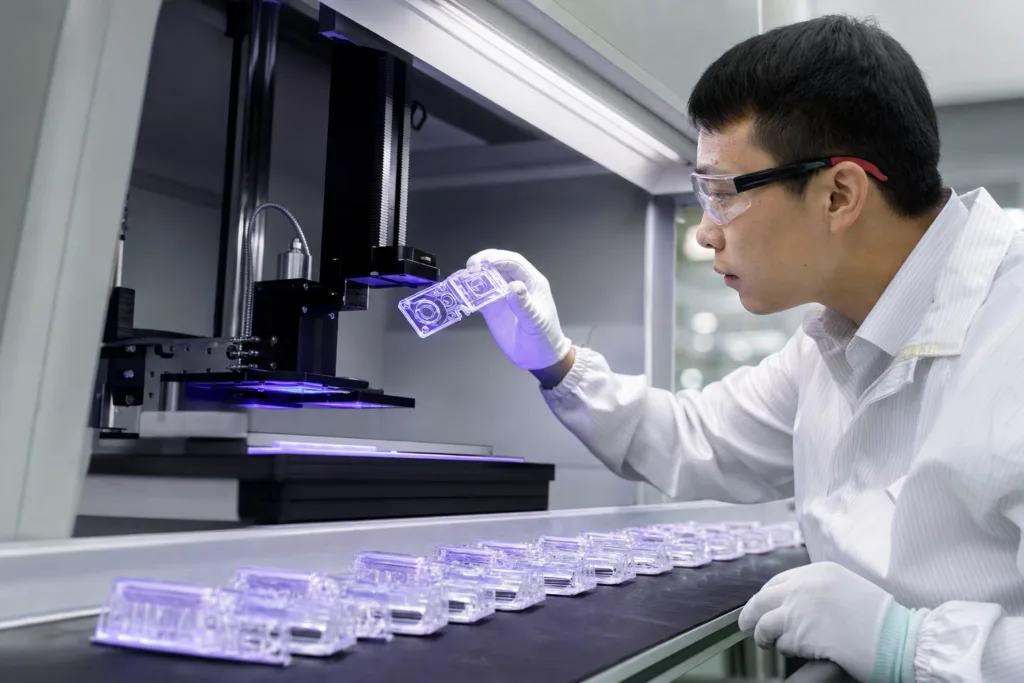 Medical Adhesives for Diagnostic Cartridges, Test Cassettes, and Microfluidic-Adjacent Components: How to Control Bonding, Cure, and Contamination Risk 3 diagnostic device adhesive qc inspection
