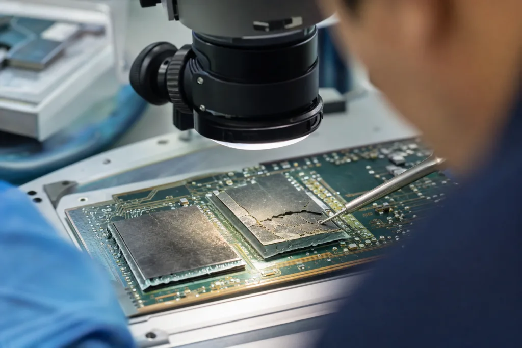 Why PCB Adhesives Fail in Production: 12 Root Causes of Poor Hold, Voids, Cracking, and Reliability Loss 3 pcb adhesive failure analysis reliability
