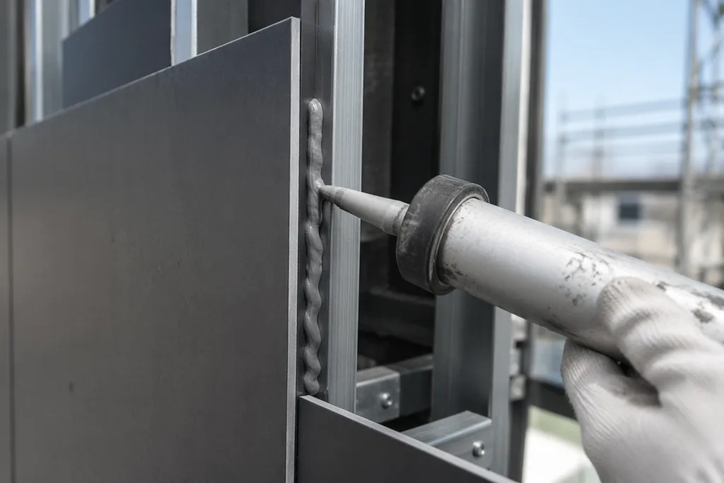 How Thermal Expansion and Building Movement Affect Adhesive Selection for Panels, Frames, and Exterior Assemblies 2 thermal movement construction adhesive mixed material bonding
