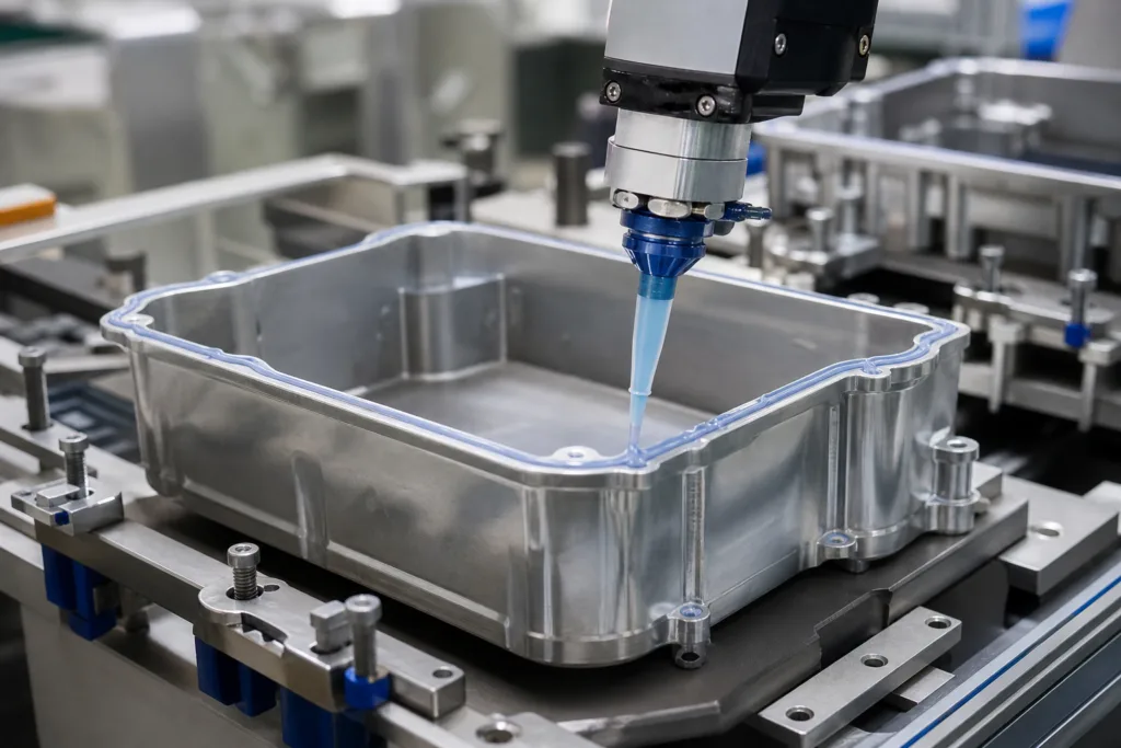 waterproof adhesive dispensing production
