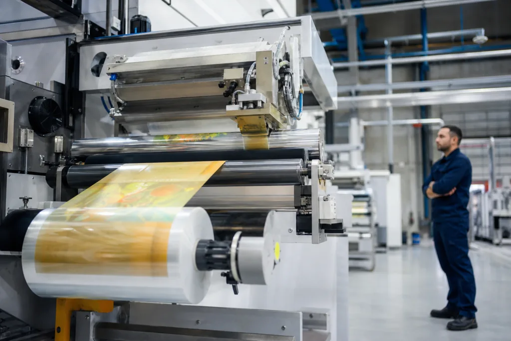 Laminating Adhesive Bond Strength: Initial Bond, Final Cure, and Release Timing 2 flexible packaging lamination process