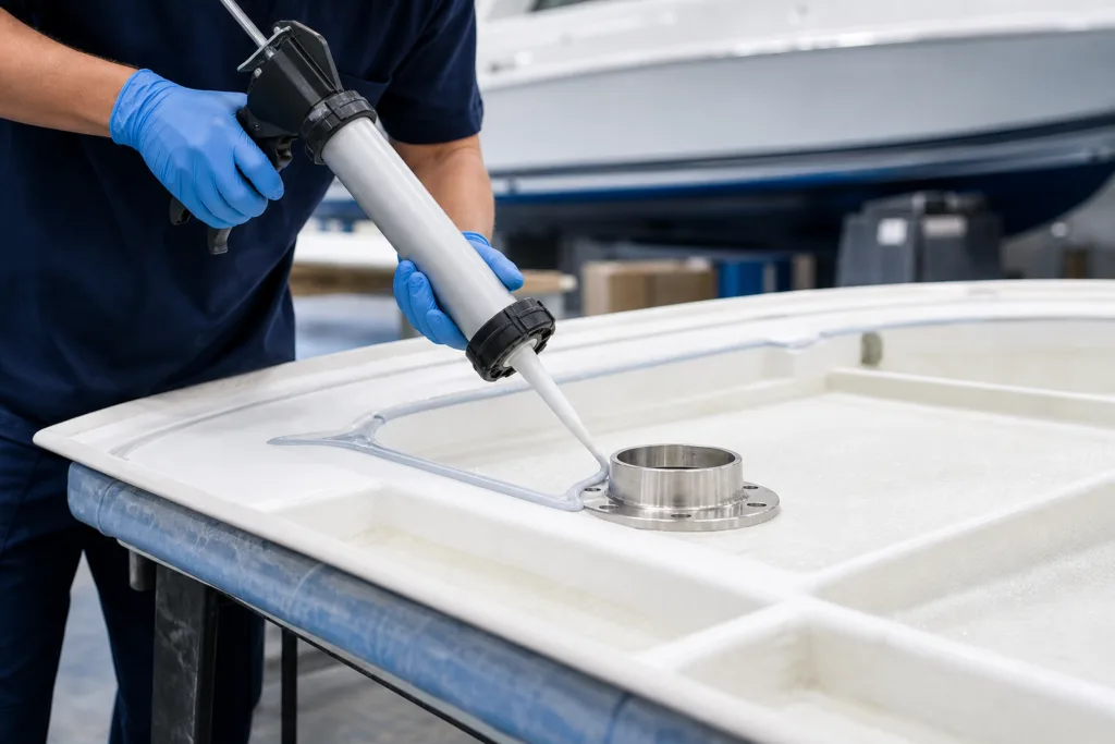 How to Read a Marine Adhesive TDS for Real Marine Applications 2 marine sealant application