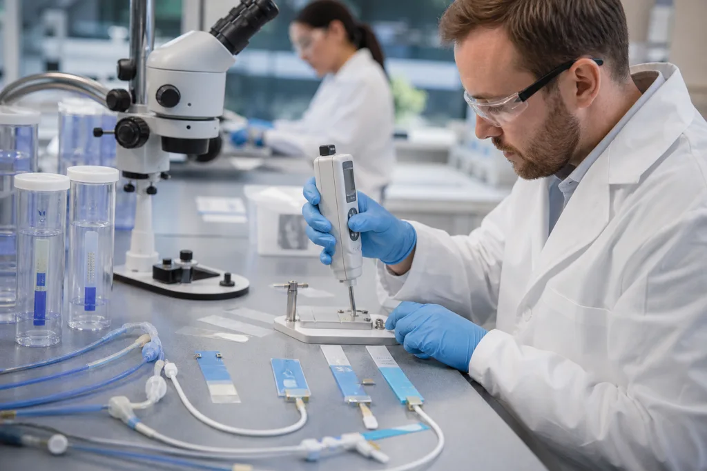 silicone adhesive qualification testing