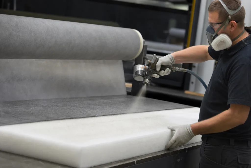 Foam to Fabric Adhesive Selection for Soft, Durable Lamination 2 spray lamination foam fabric