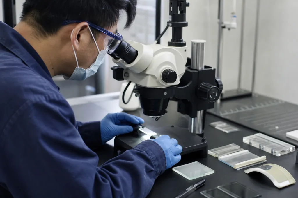 UV Adhesive Bond Line Thickness: Cure, Clarity, and Strength 3 uv adhesive cure inspection